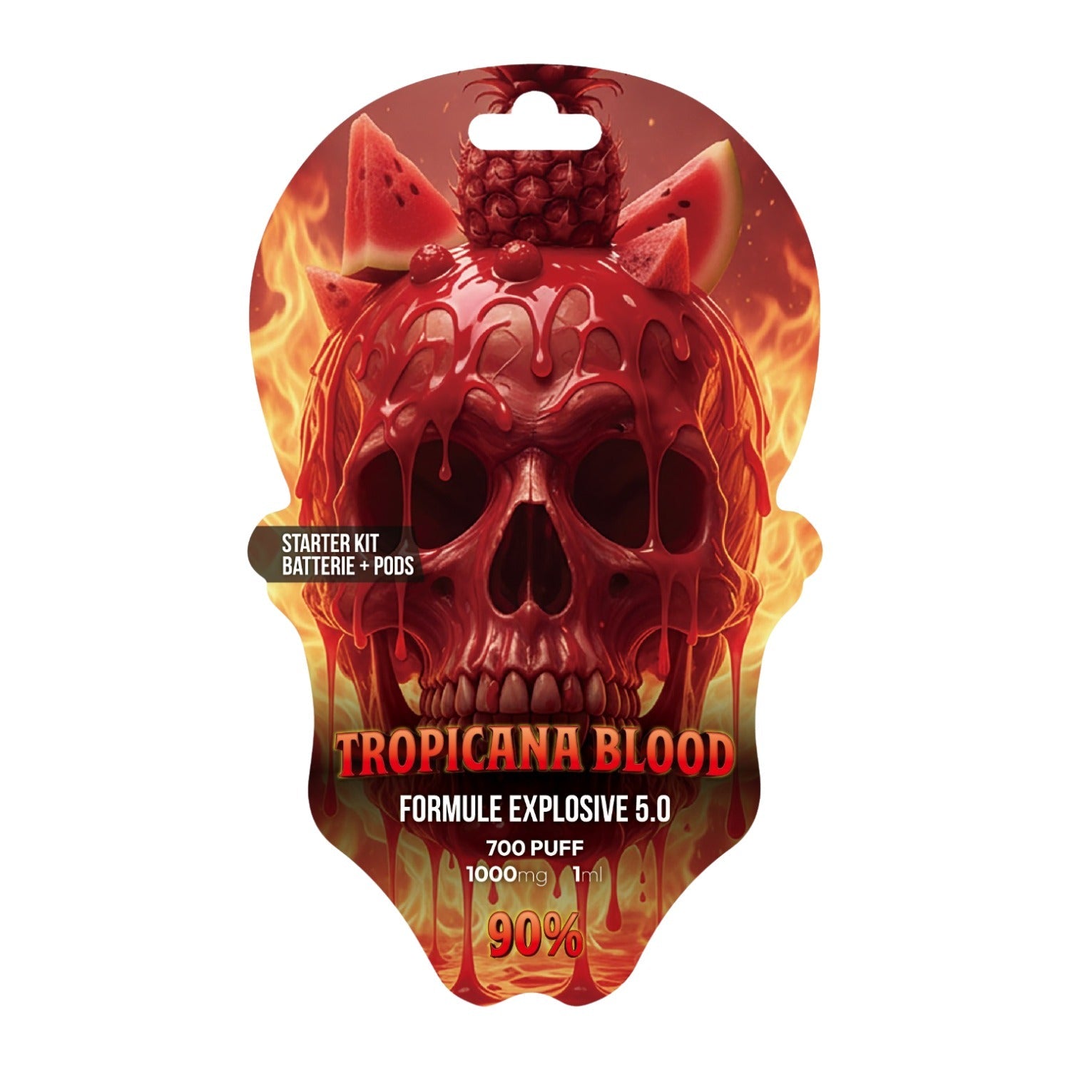 Pods Skull Vape CSA | Formule Explosive 5.0 | 4 saveurs - 420 Green road